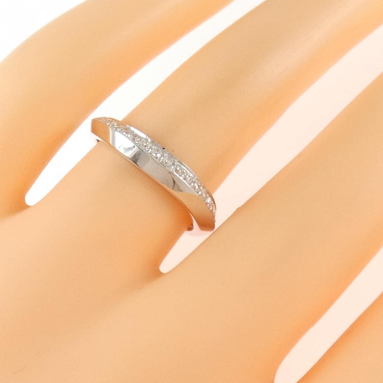 K18WG ダイヤモンド リング 0.27CT