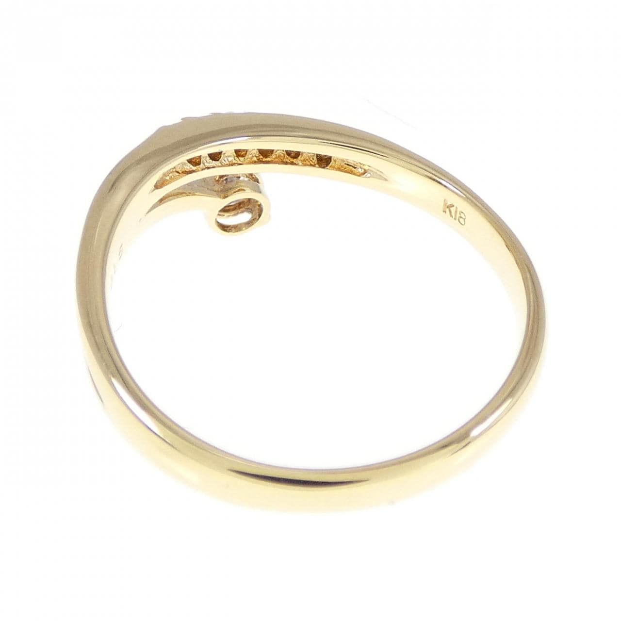 K18YG ダイヤモンド リング 0.15CT