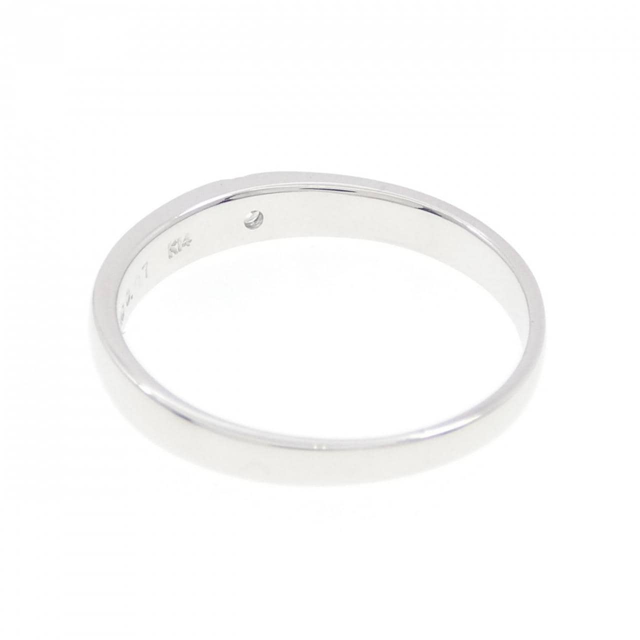 K14WG ダイヤモンド リング 0.07CT