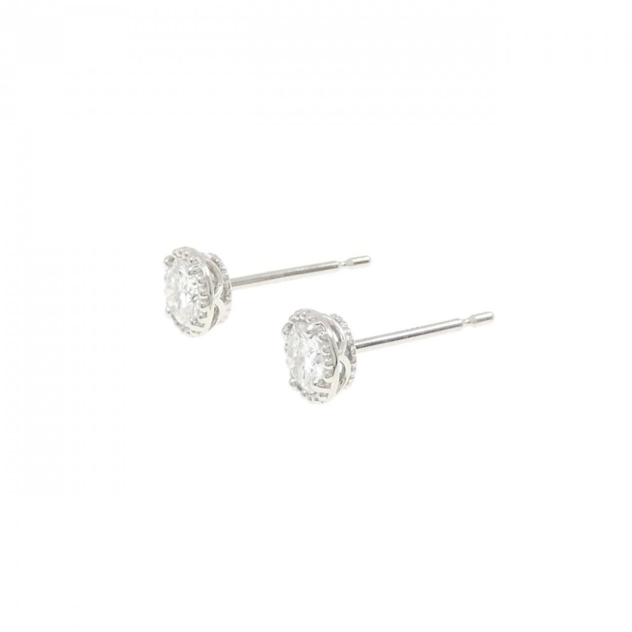 [Remake] PT/ST Diamond Earrings 0.212CT 0.228CT E VS1-2 Good