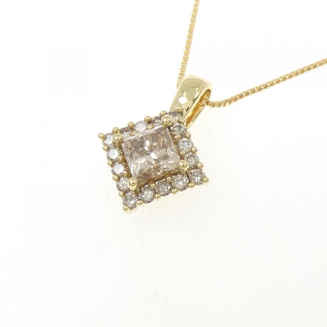 K18YG ダイヤモンド ネックレス 0.60CT