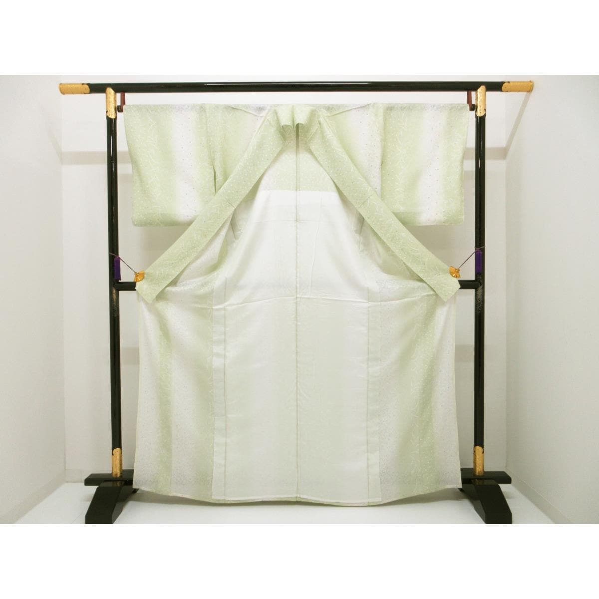 【未使用品】単衣　紋紗織小紋