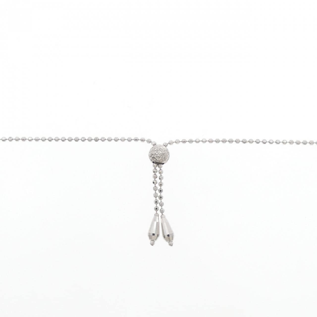 K18WG ダイヤモンド ネックレス 10.0CT