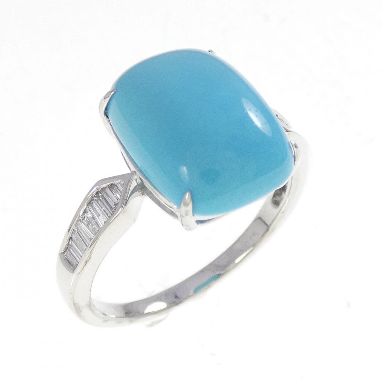 K18WG ターコイズ リング