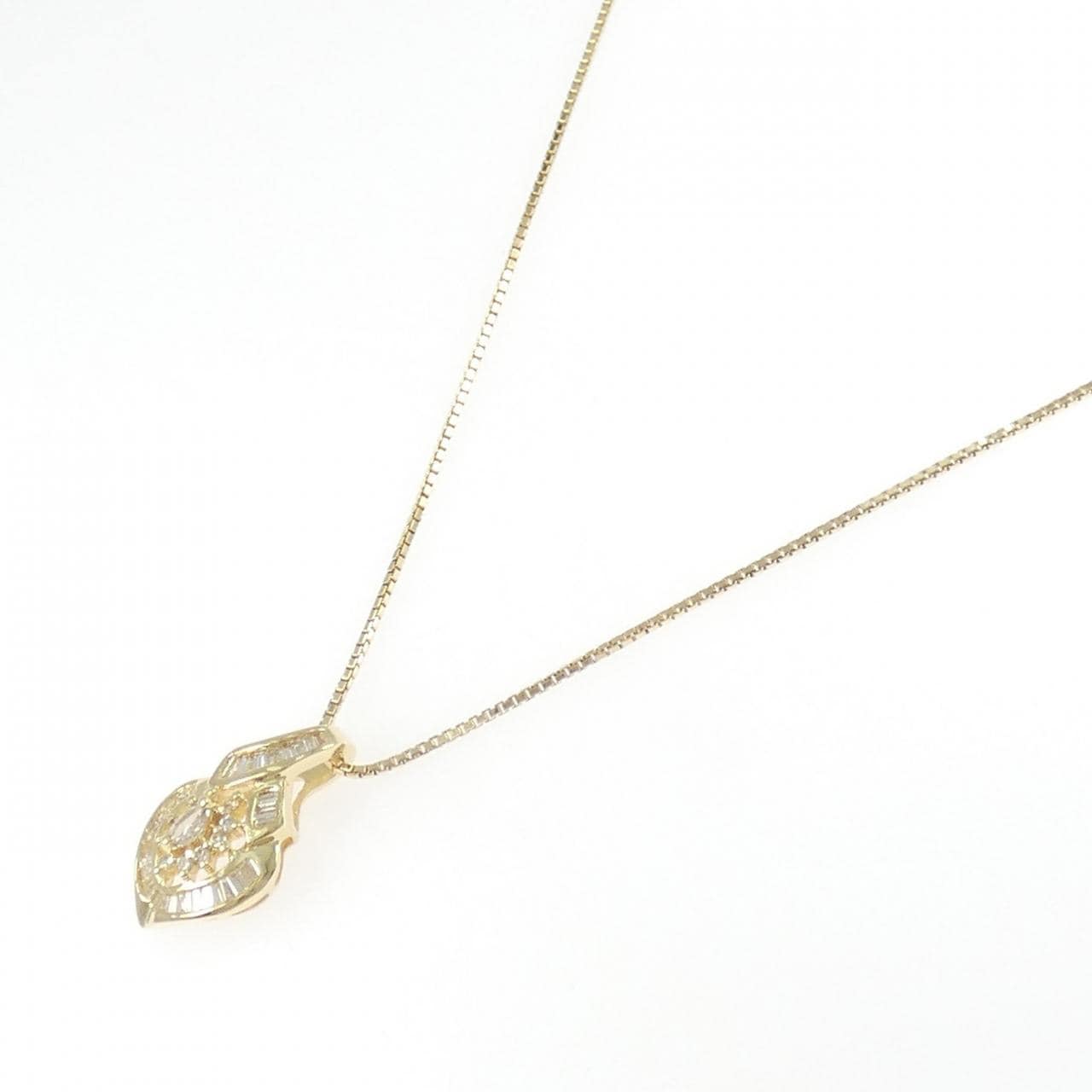 K18YG ダイヤモンド ネックレス 0.50CT