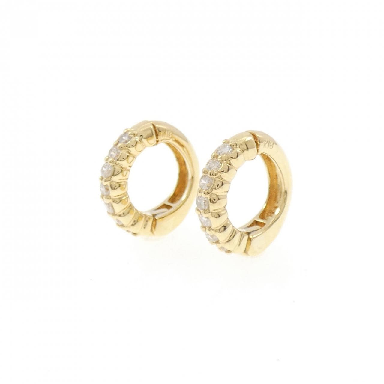 K18YG ダイヤモンド イヤリング 0.30CT