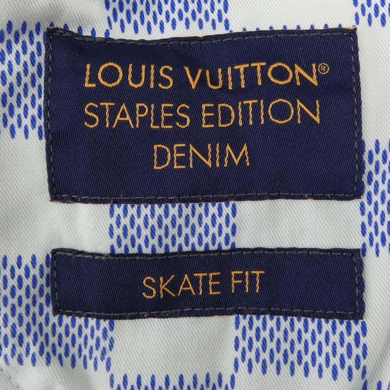 ルイヴィトン LOUIS VUITTON ワイドレッグフィットデニムパンツ HSD50WPCP ジーンズ