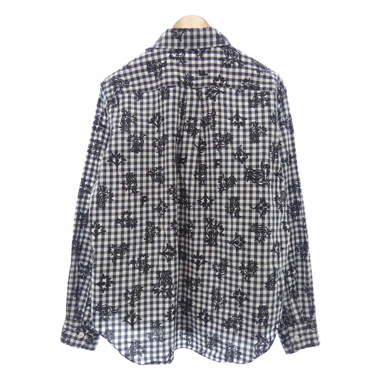 黑色COMME des GARCONS1M-B007襯衫