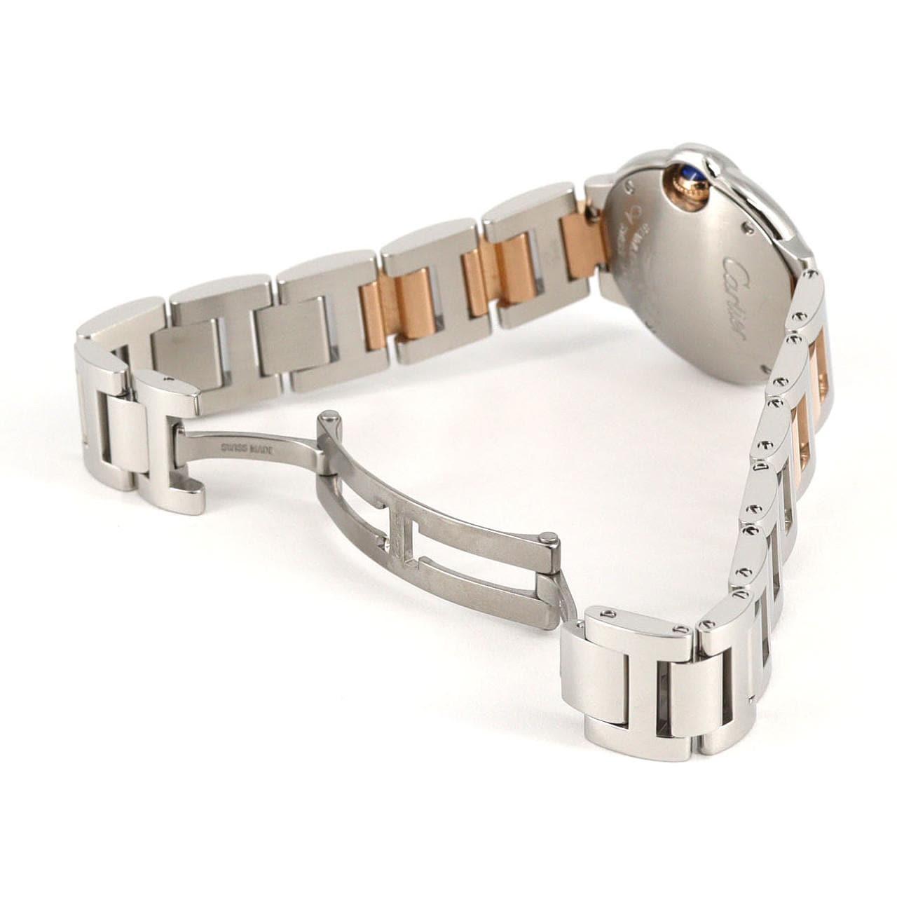 カルティエ バロンブルーSM PGコンビ･11P WE902030 SSxPG クォーツ