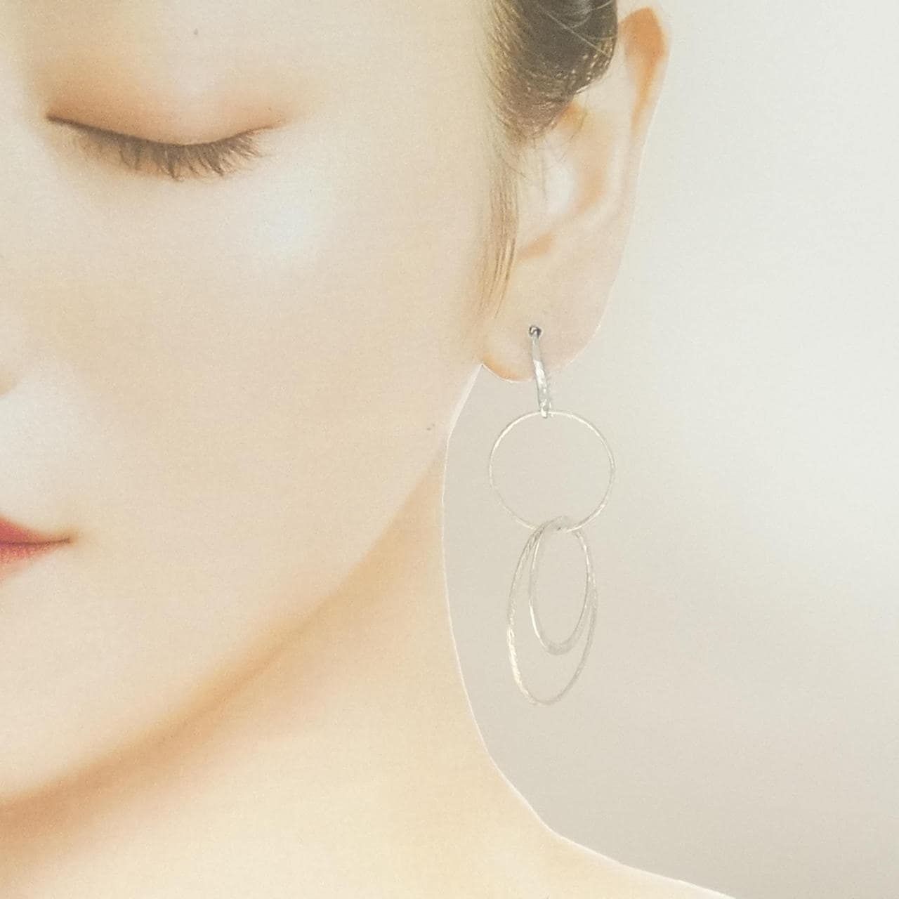 ティファニー ハマード サークル ピアス