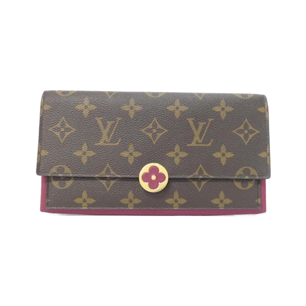 ルイヴィトン モノグラム ポルトフォイユ フロール M64585 財布