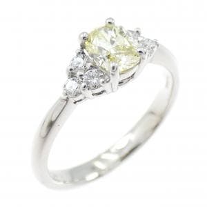 PT950 ダイヤモンド リング 0.469CT FLY SI1 オーバルカット