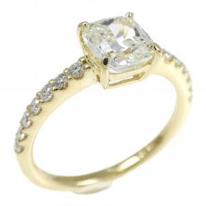 [Remake] K18YG Diamond Ring 1.00CT L IF Fancy Cut