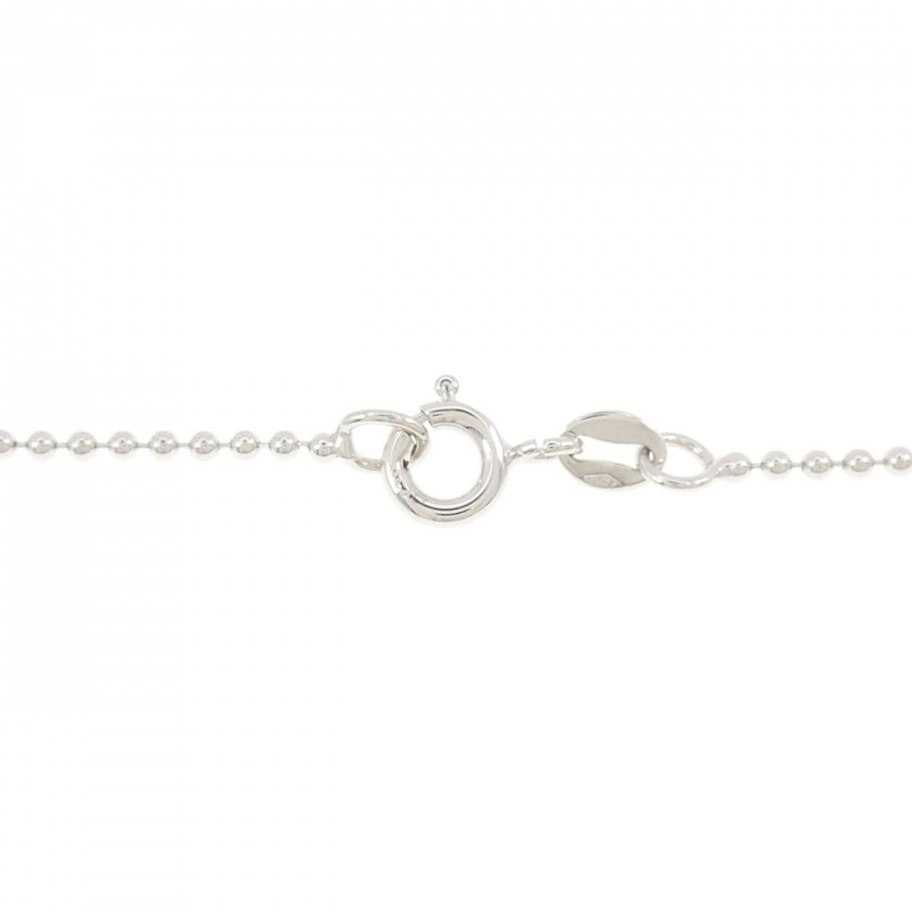 750WG クロス ダイヤモンド ネックレス 0.69CT