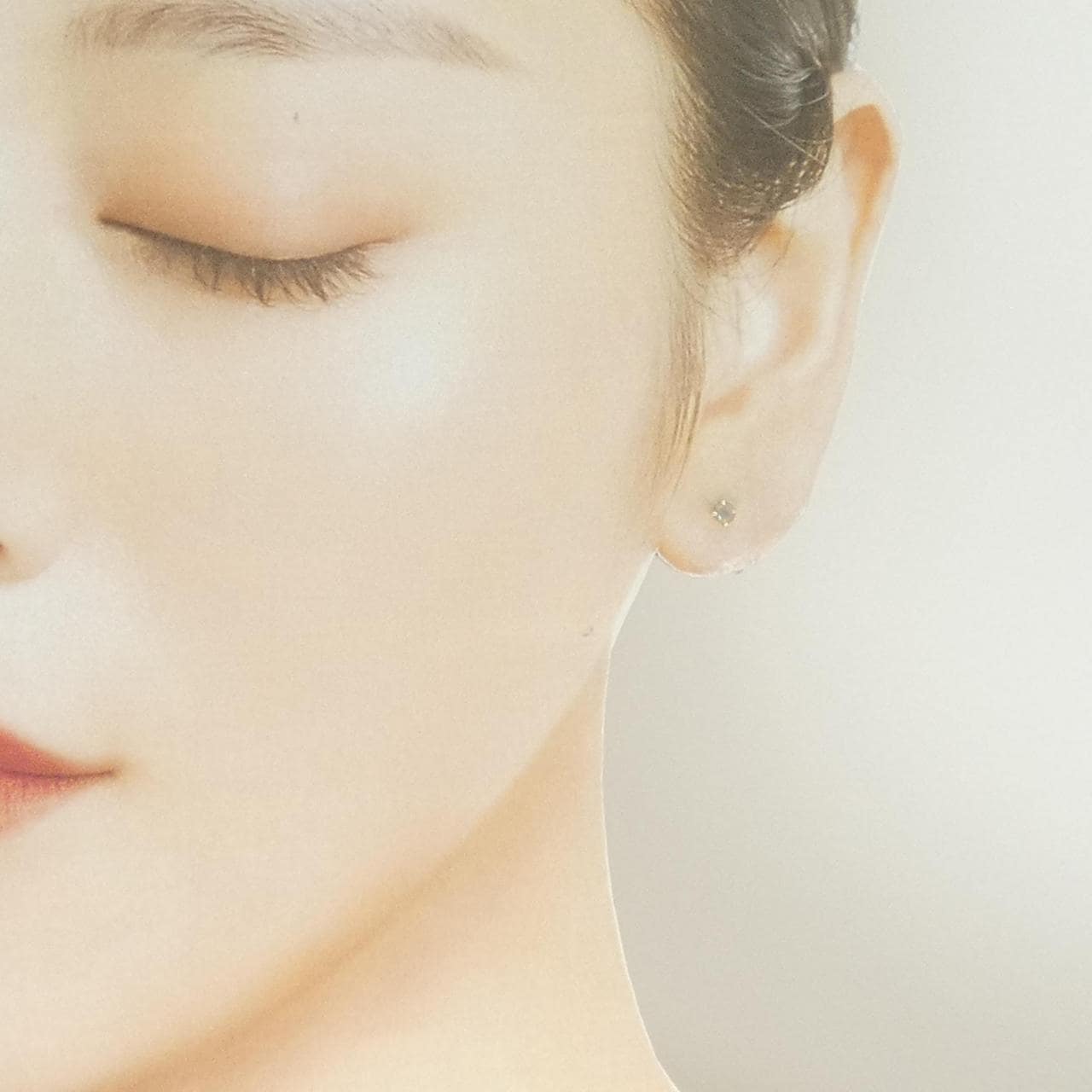 【新品】K18YG ムーンストーン ピアス