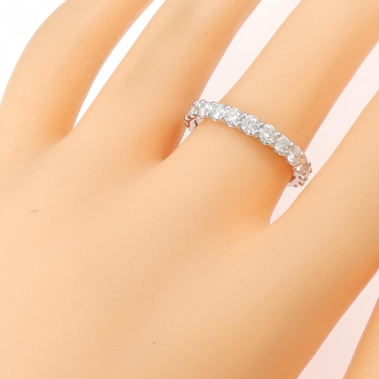 【新品】PT950 フルエタニティ ダイヤモンド リング 1.85CT