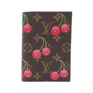 【未使用品】ルイヴィトン モノグラムチェリー クーヴェルテュール パスポール M13424 パスポートカバー