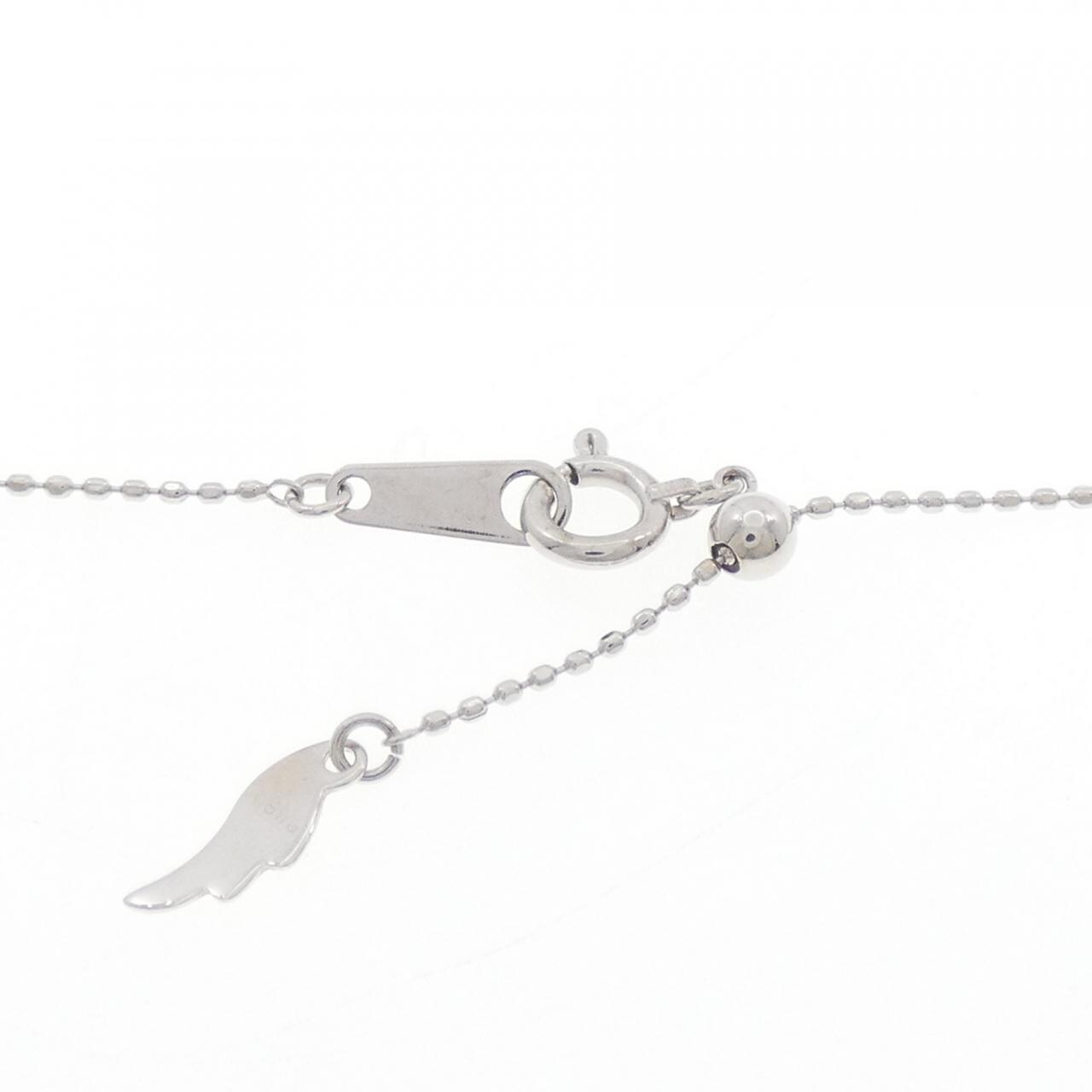 K18WG ダイヤモンド ネックレス 0.24CT