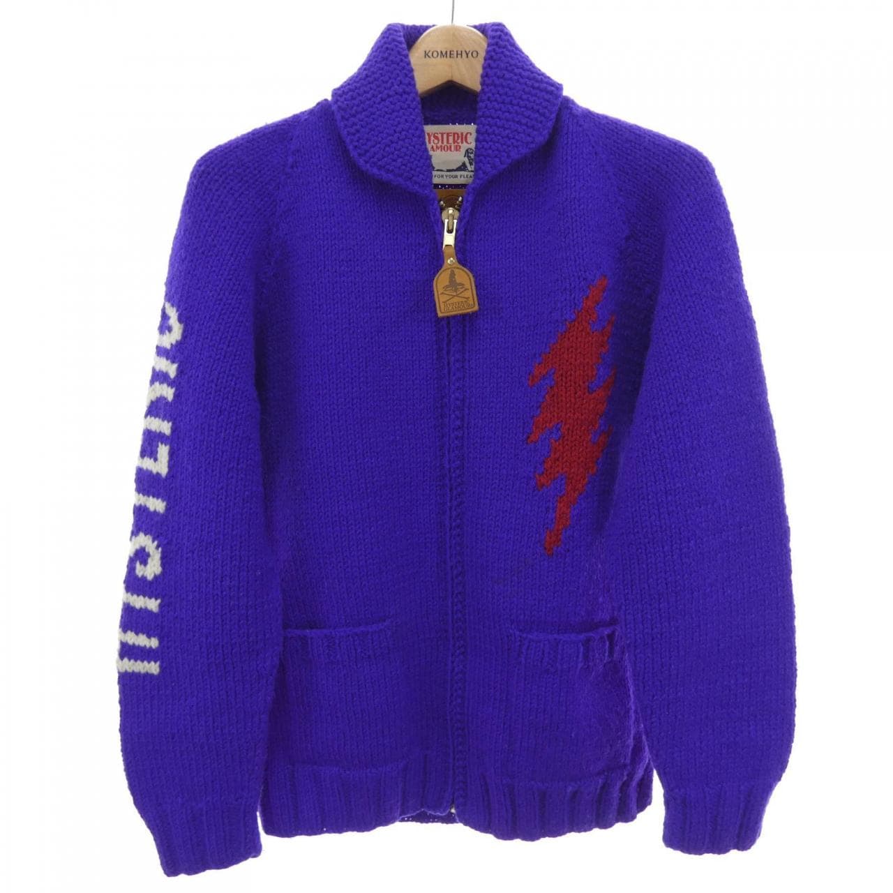 ヒステリックグラマー HYSTERIC GLAMOUR CANADIAN SWEATER カーディガン