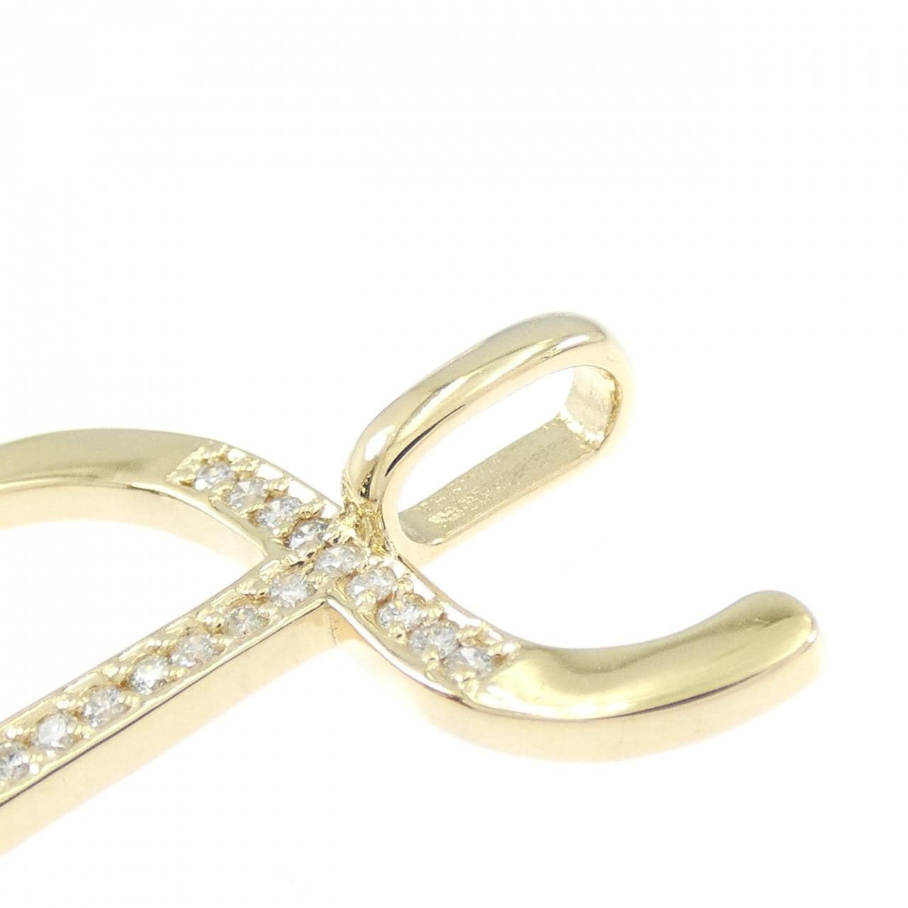 K18YG ダイヤモンド ペンダント 0.14CT