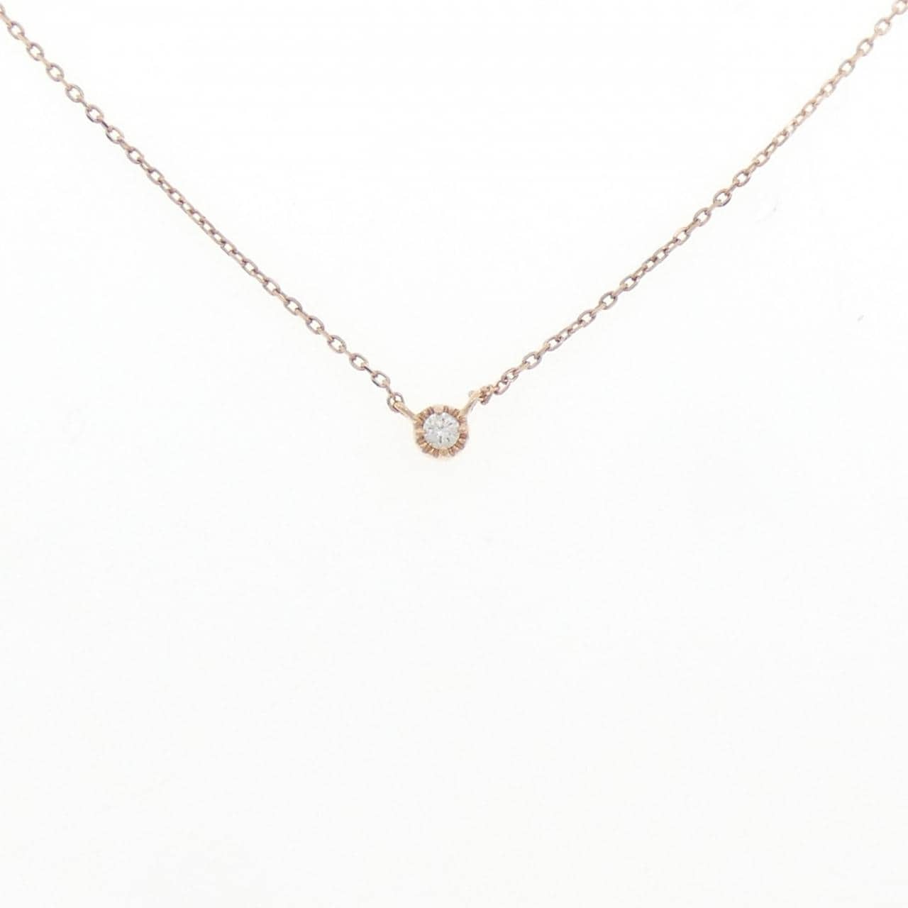 エテ ダイヤモンド ネックレス 0.02CT