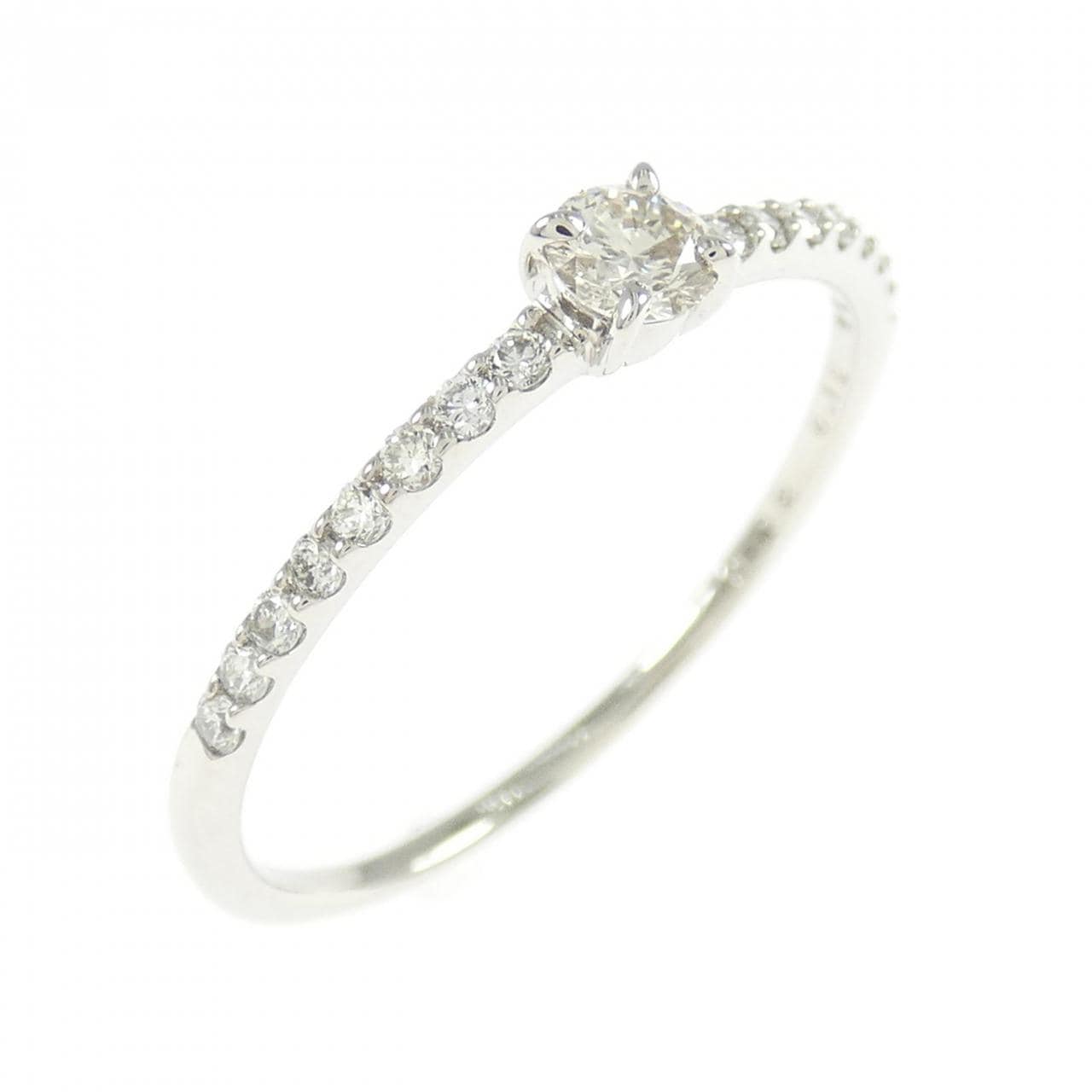 PT900 Diamond Ring 0.12CT