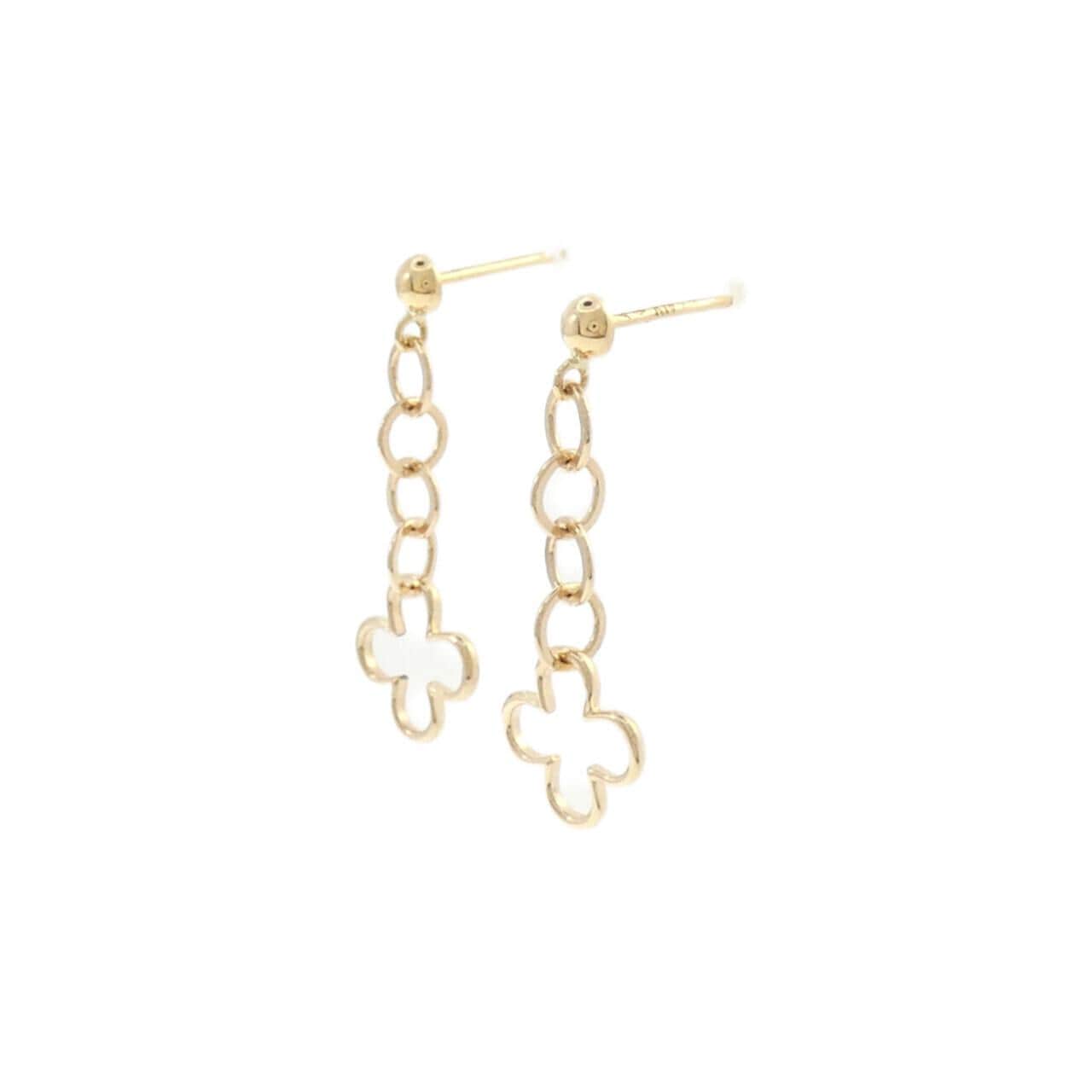 K10YG/K18YG Flower Earrings