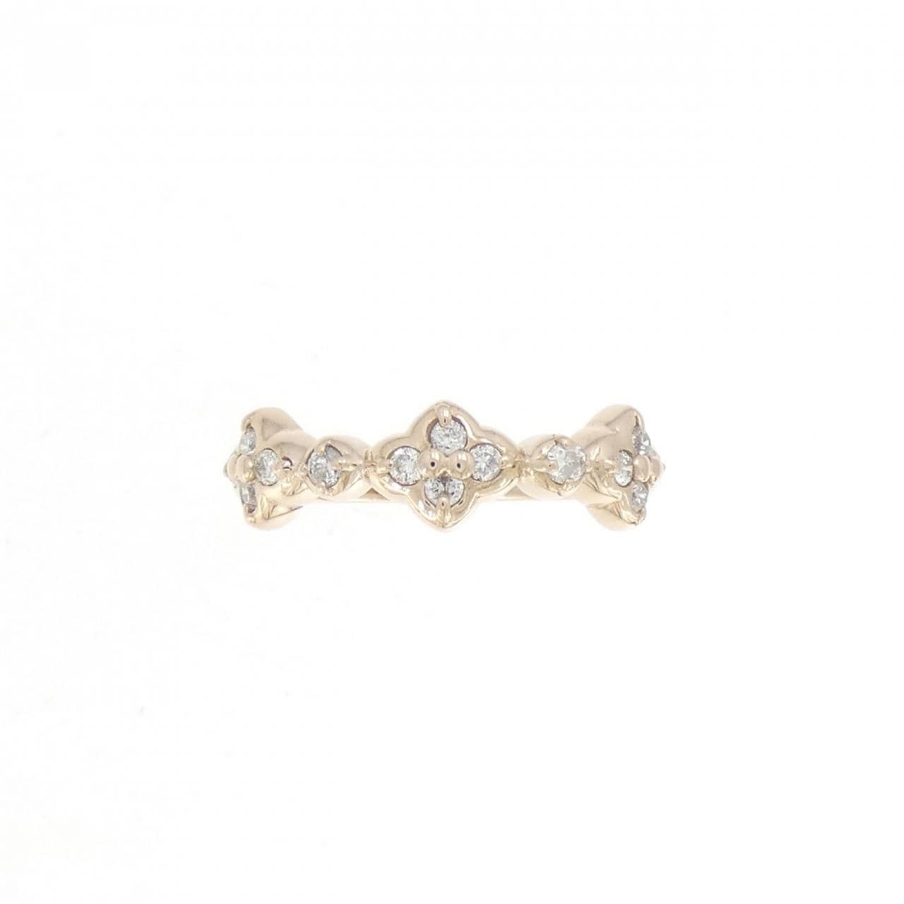 K18PG ダイヤモンド ピンキーリング 0.17CT