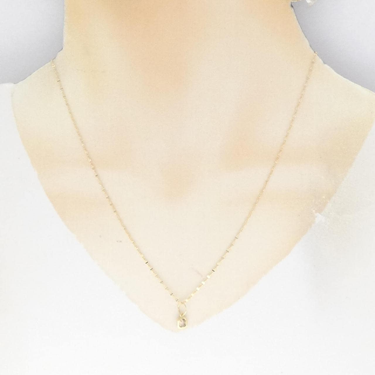 18KYG/K18YG Diamond Necklace