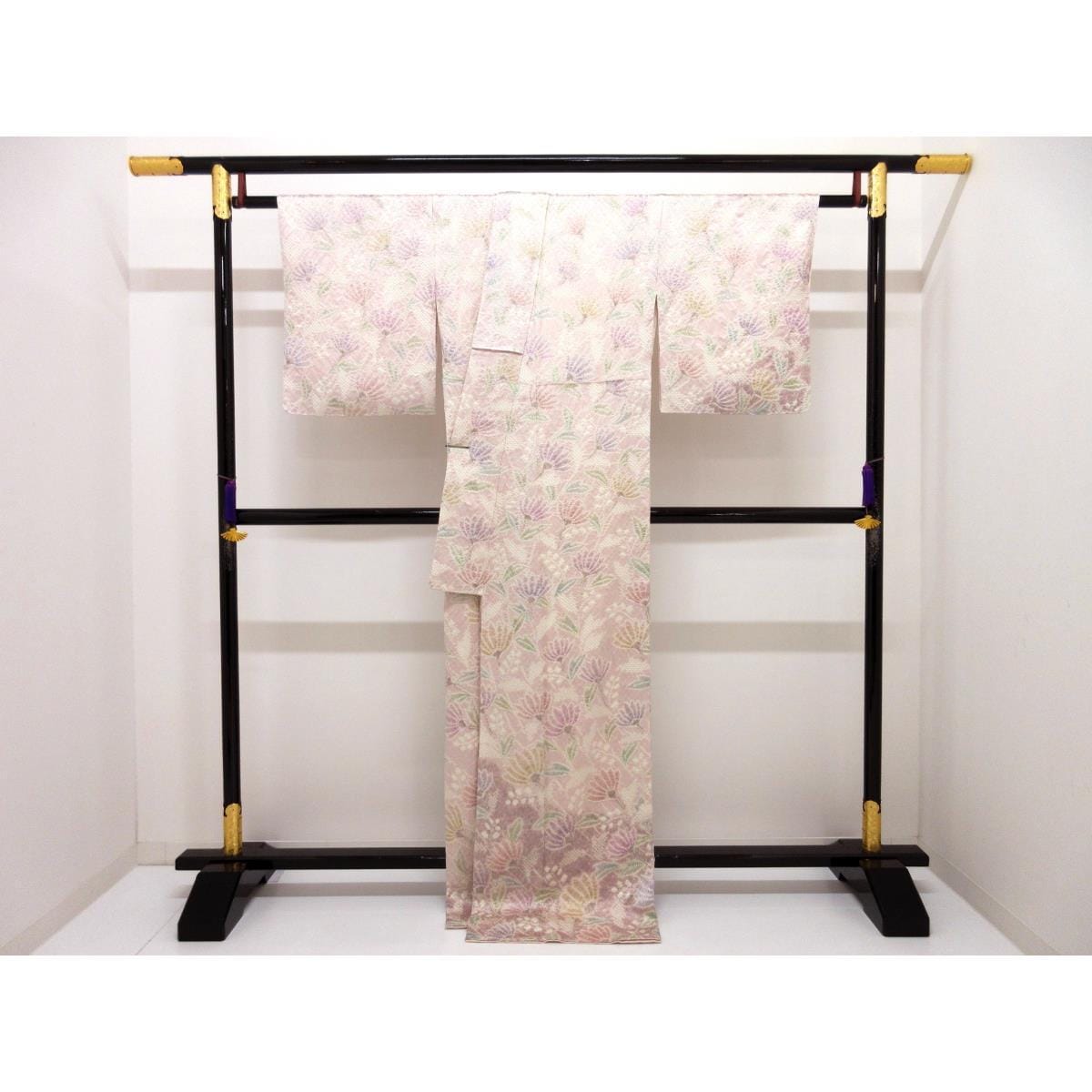 訪問着　絞り加工【竹田庄九郎】