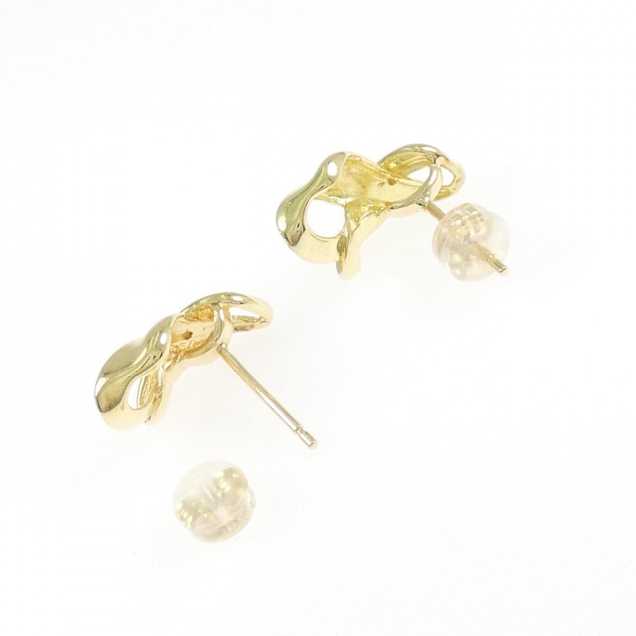 K18YG ダイヤモンド ピアス 0.06CT