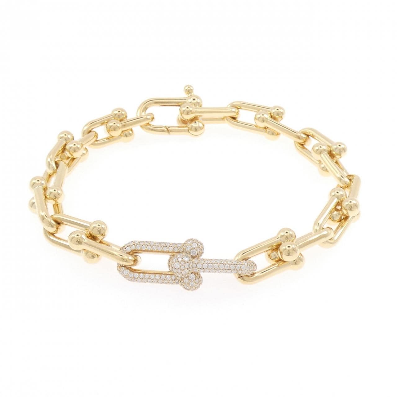ティファニー ハードウェア ミディアム リンク  ブレスレット 1.39CT