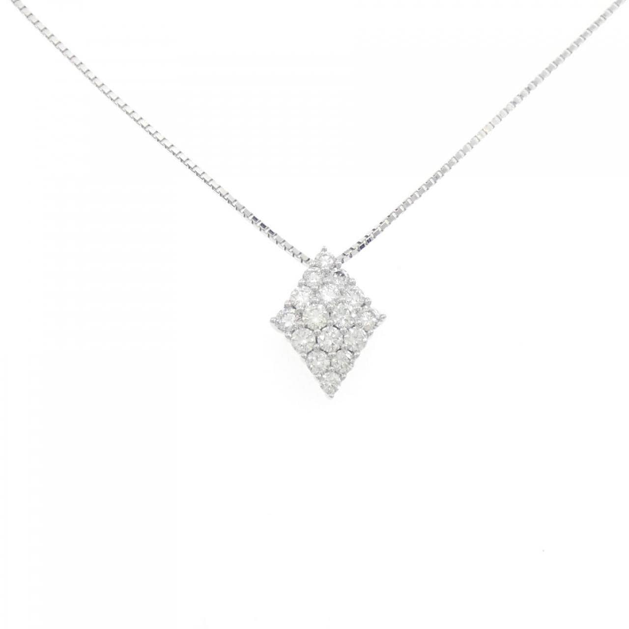 K18WG 2WAY Diamond Necklace