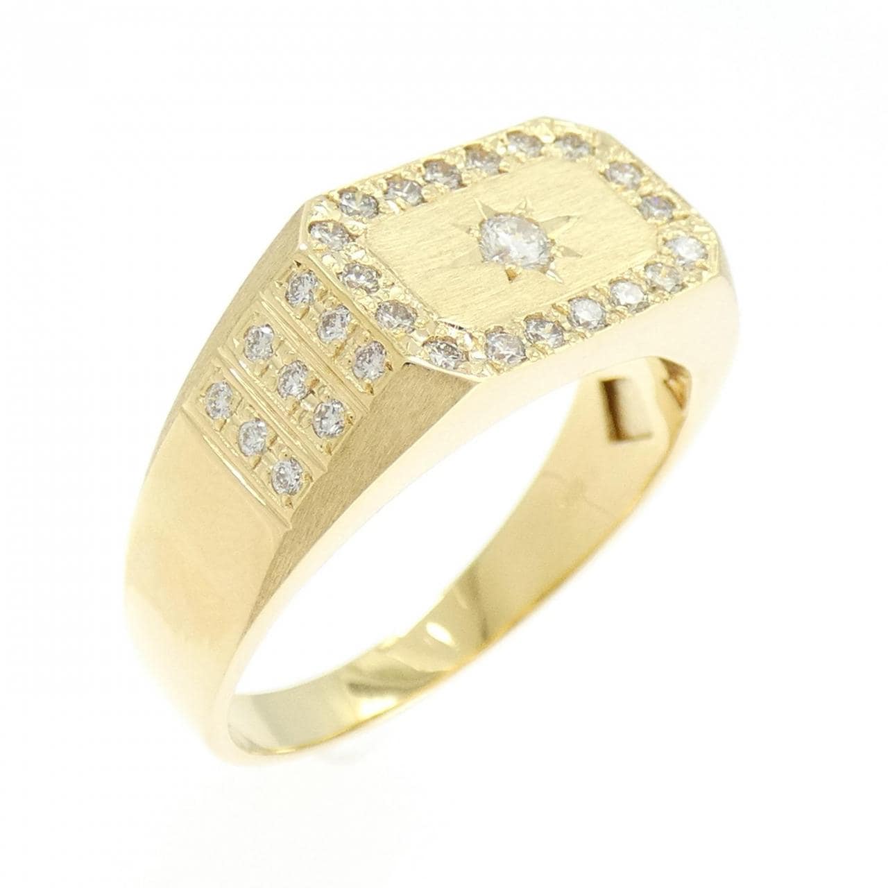 【新品】K18YG ダイヤモンド リング 0.48CT