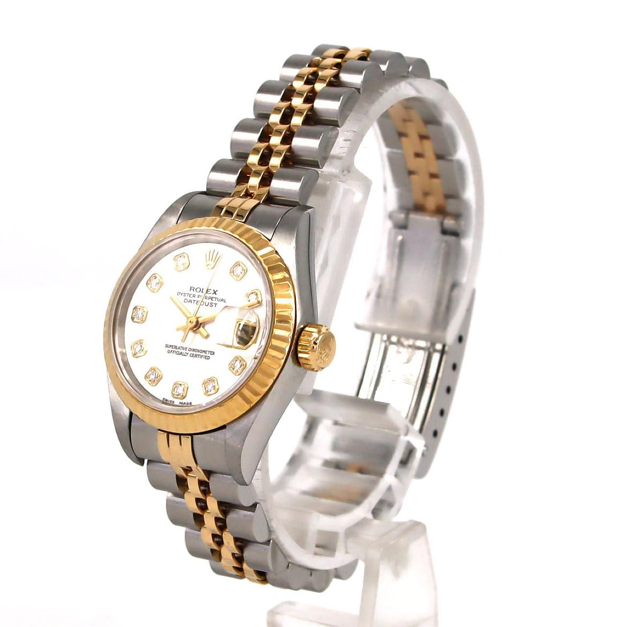 ロレックス デイトジャスト 69173NG SSxYG 自動巻 W番