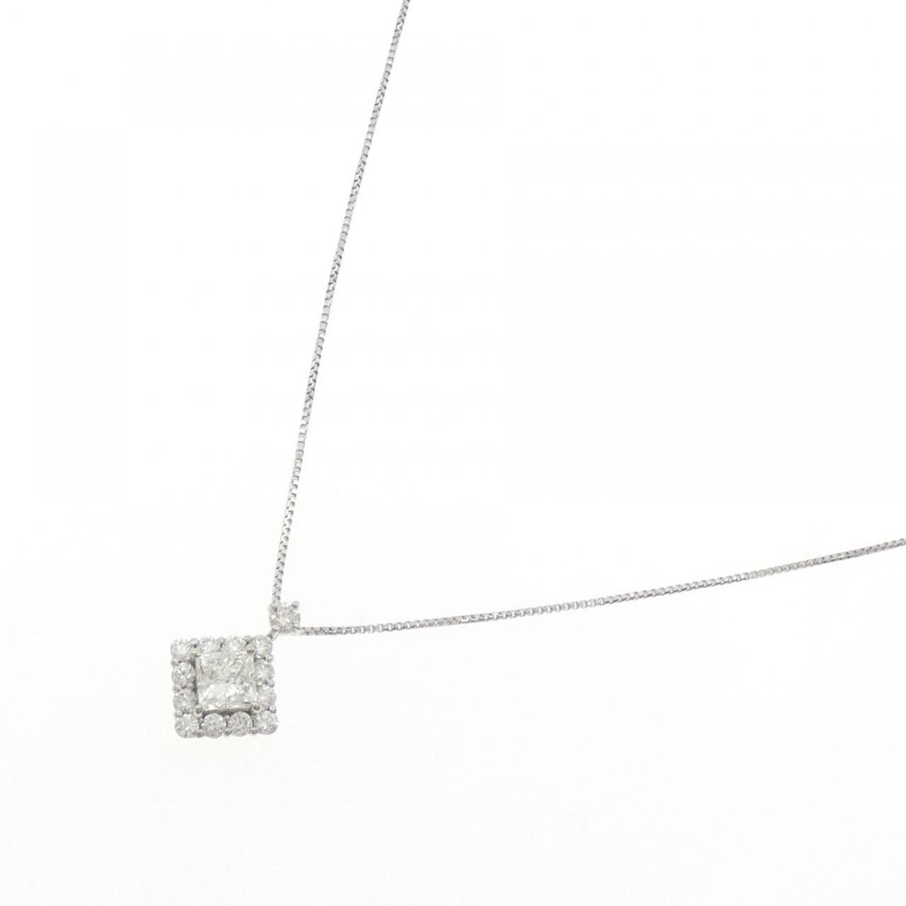 PT900/PT850 ダイヤモンド ネックレス 0.321CT G VVS1ファンシーカット