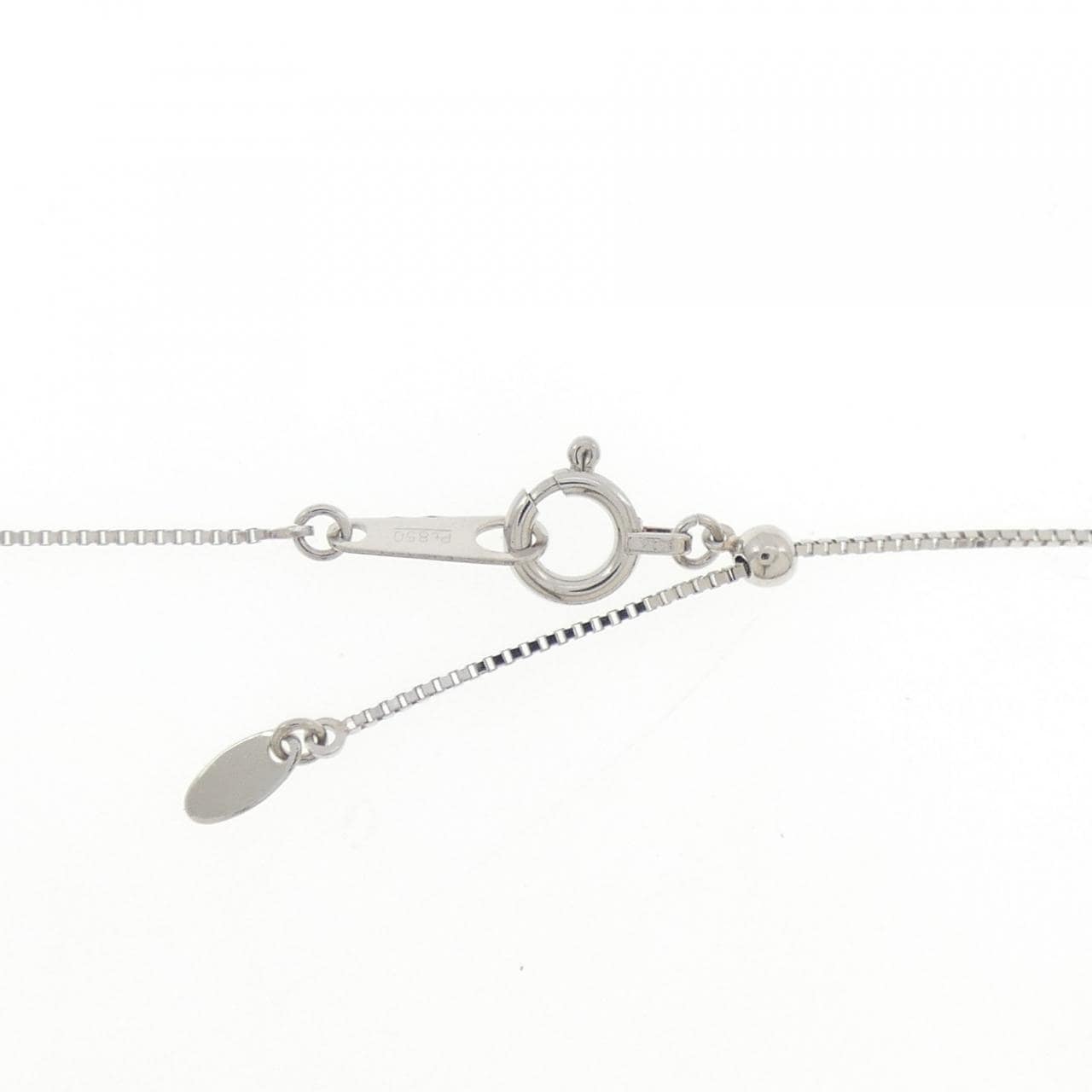 PT900/PT850 ルビー ネックレス 0.20CT