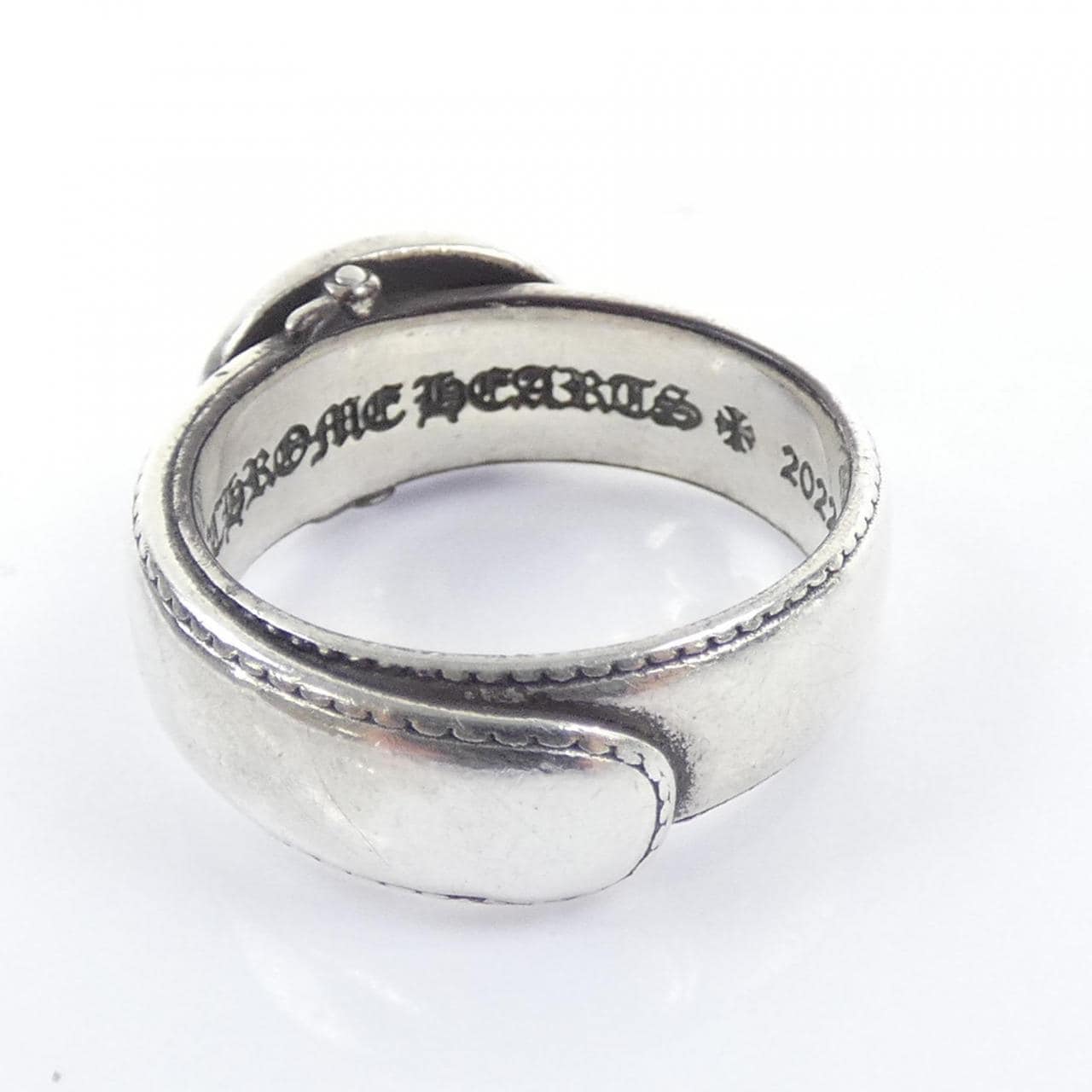 クロムハーツ CHROME HEARTS BELTED OVAL SML 207199602SLVXXX001 RING