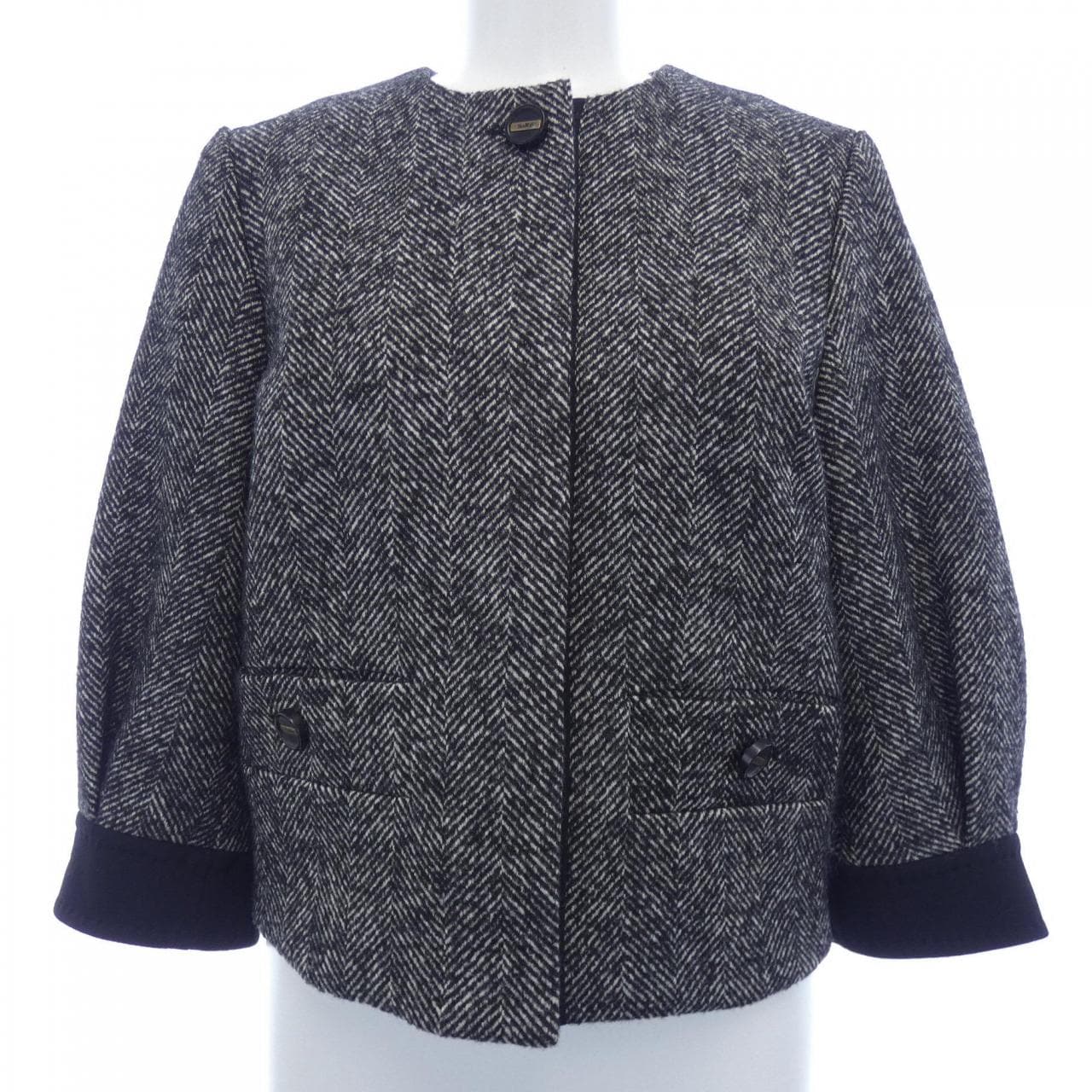 マックスマーラ Max Mara ノーカラージャケット