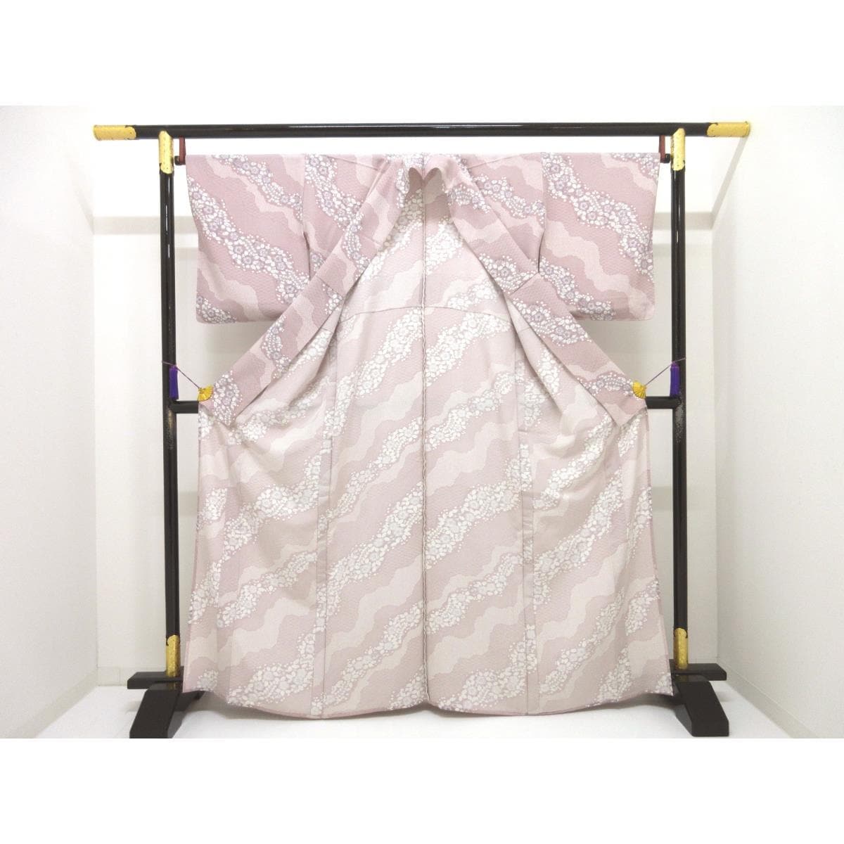 【未使用品】単衣　小紋　身幅Ｌ寸