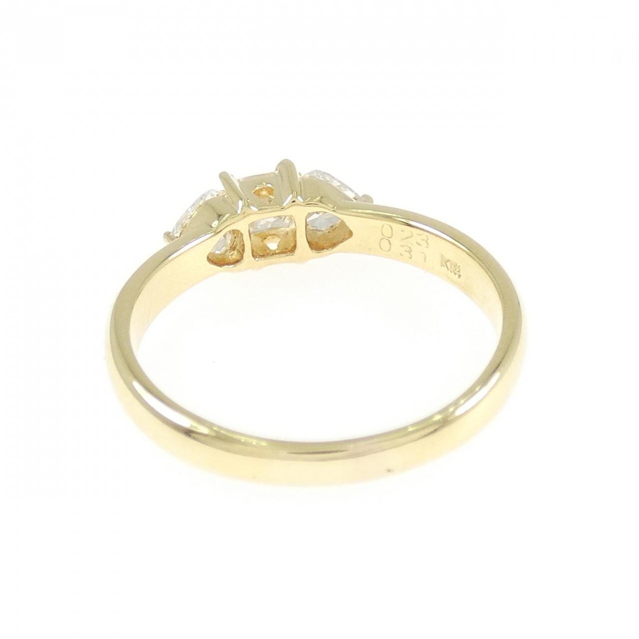 K18YG ダイヤモンド リング 0.23CT