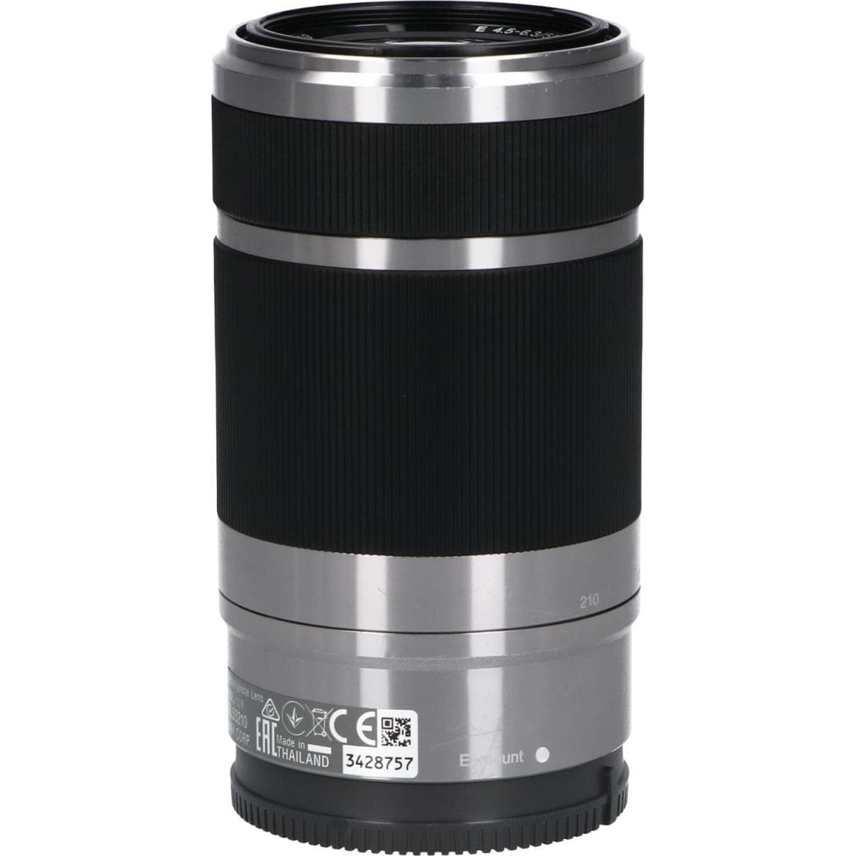 ＳＯＮＹ　Ｅ５５－２１０ｍｍ　Ｆ４．５－６．３ＯＳＳ　ＳＩＬＶＥＲ