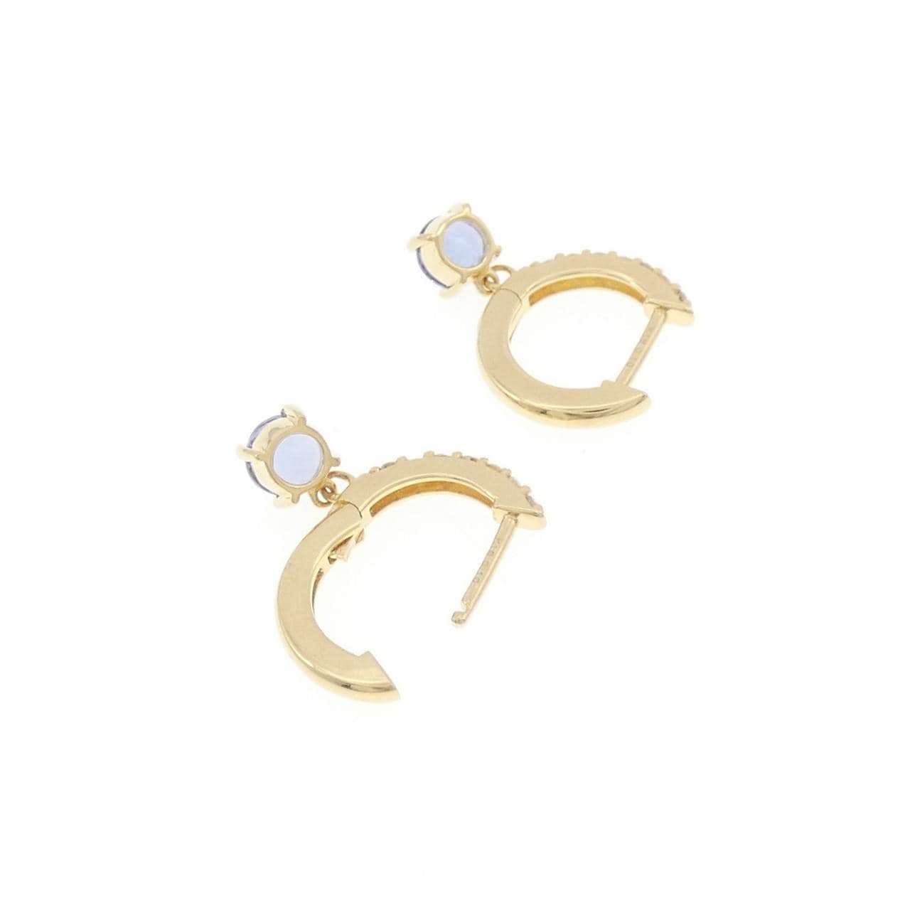K18YG タンザナイト ピアス 0.72CT