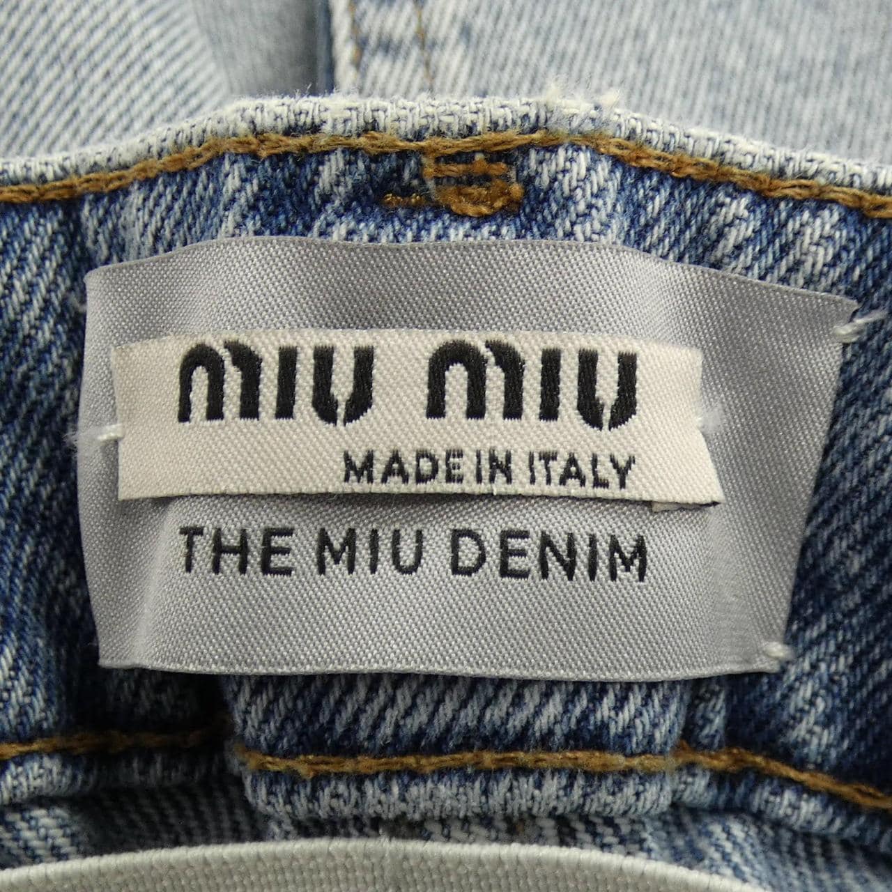 MIU MIU Miu Iconic Denim Jeans GWP333 1SXP
