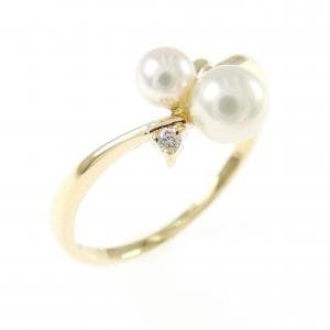 K18YG アコヤパール リング