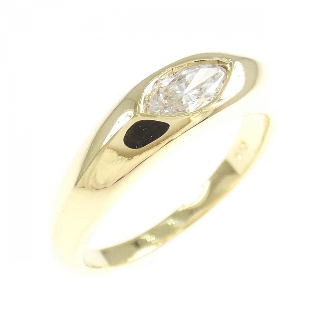 K18YG ダイヤモンド リング 0.36CT