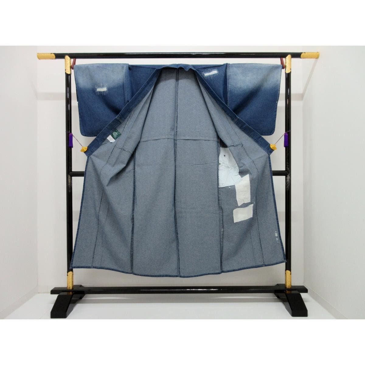 Men's denim kimono