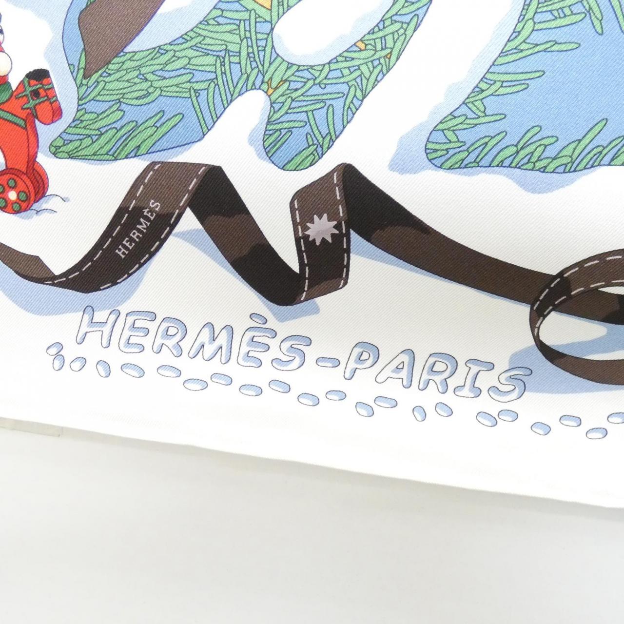 エルメス NOEL AU 24 FA BOURG カレ 002254S スカーフ