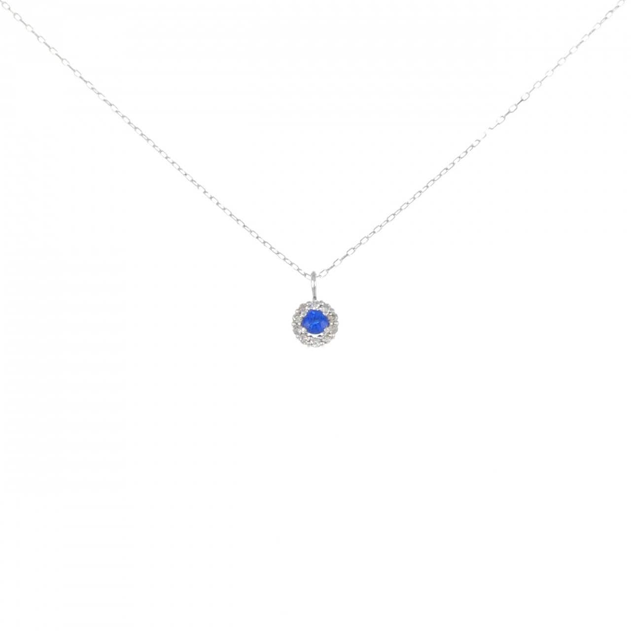 【新品】PT900 アウイナイト ネックレス 0.03CT
