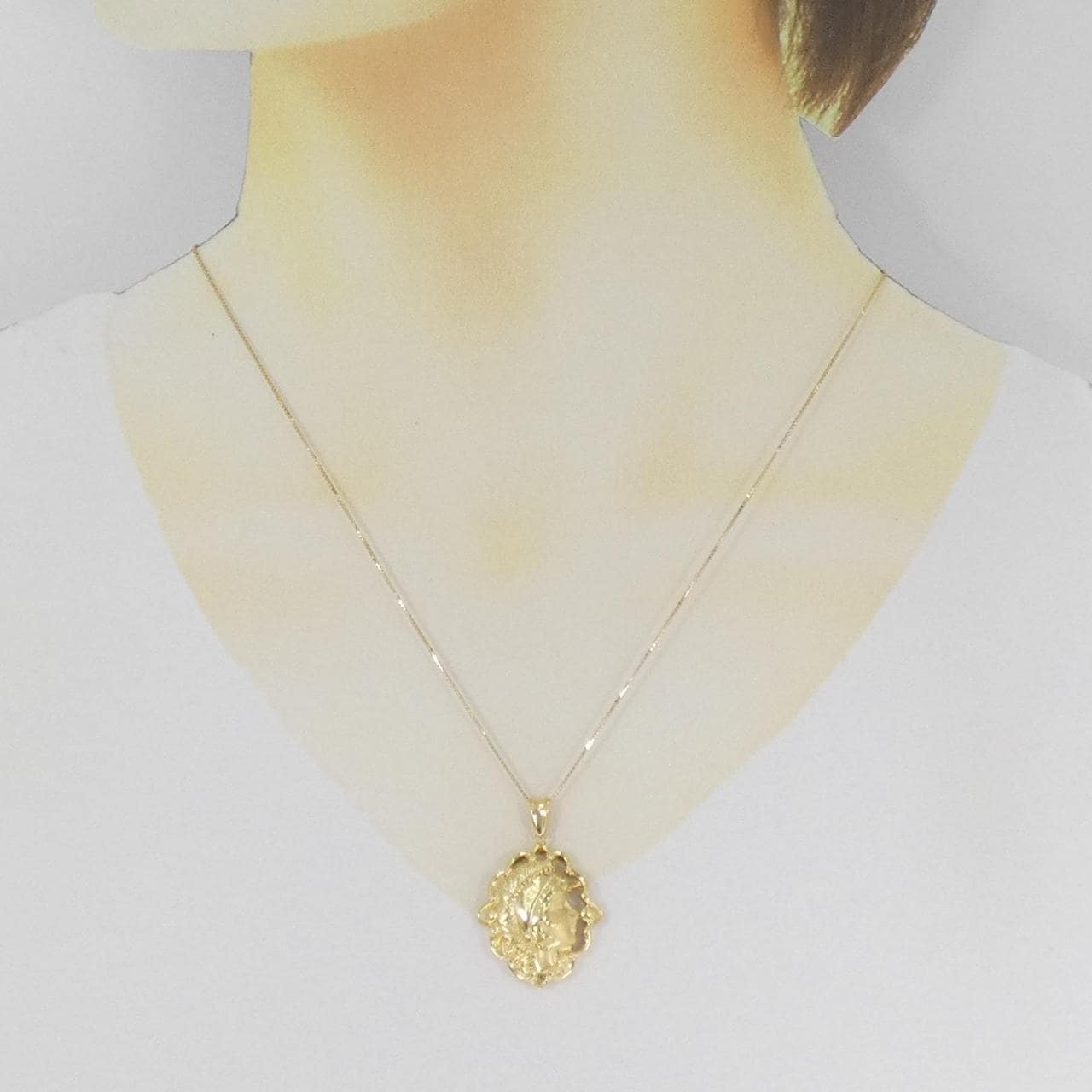 K18YG necklace